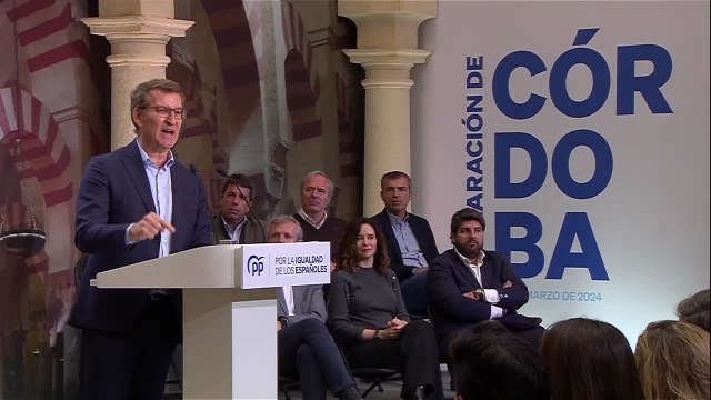 Feijóo: El gobierno caerá, pero no dejaremos que caiga el país