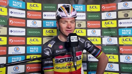 Paris-Nice 2024 - Remco Evenepoel : "Un seul coureur a réussi à me suivre aujourd’hui... Jorgenson mérite de gagner"