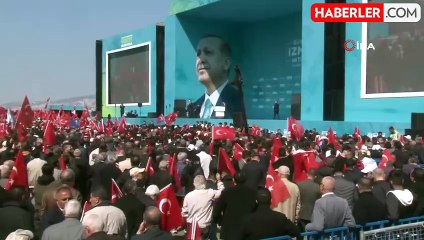 Cumhurbaşkanı Erdoğan, büyük İzmir mitinginde konuştu
