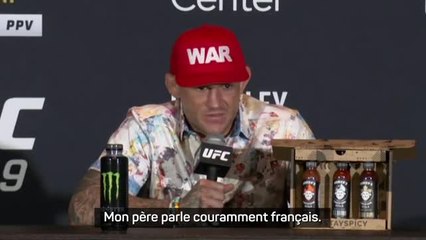 UFC 299 - Poirier sur ses origines : "Mon père parle couramment français"