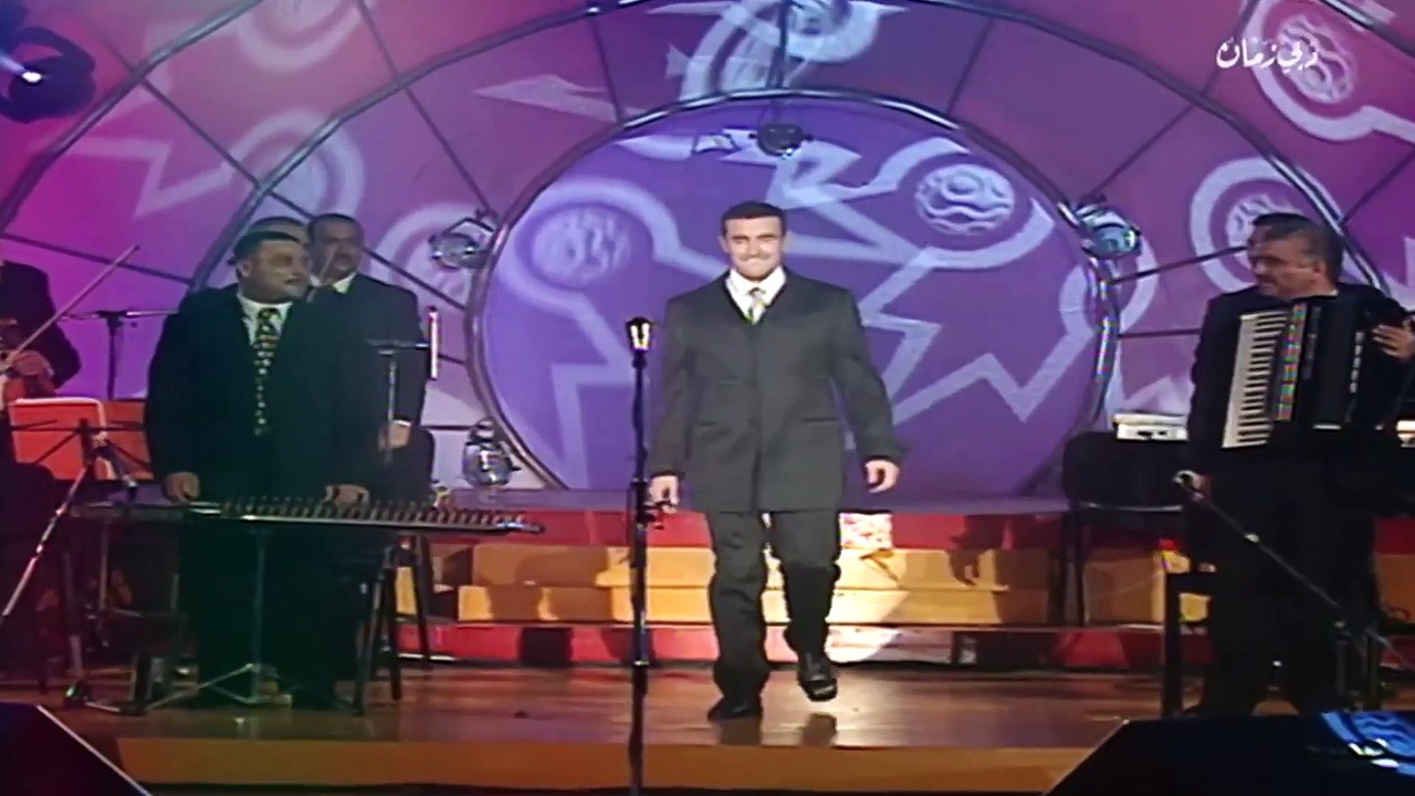 كاظم الساهر _ اغازلك _ حفل ليالي دبي 2001