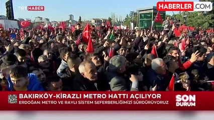 Cumhurbaşkanı Erdoğan'dan İmamoğlu'na sert salvo: Bizim yaptıklarımıza sahip çıkıyor