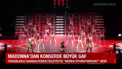Dünyaca ünlü yıldızdan büyük gaf! Tekerlekli sandalyedeki izleyiciye "Neden oturuyorsun?" dedi