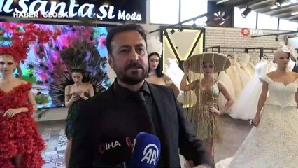 İpek kozası ve farklı tasarımlarla hazırlandı, defileyle görücüye çıktı