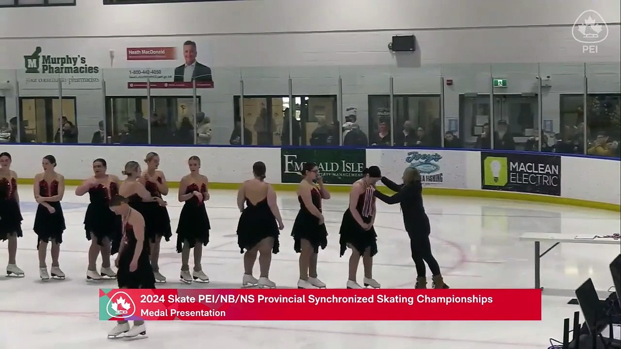 2024 Provincial Synchro - Medal Presentations on Ice