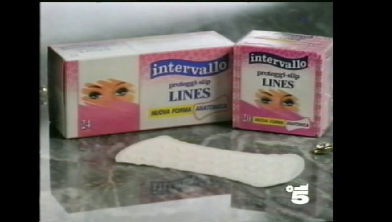 Pubblicità/Bumper anno 1994 Canale 5 - Lines Intervallo