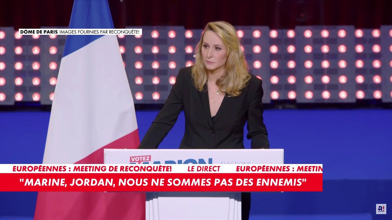 Marion Maréchal : «Marine, Jordan, je veux vous dire que nous ne sommes pas des ennemis »