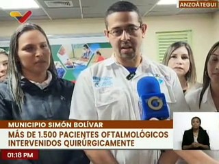 Anzoátegui | Intervenidos quirúrgicamente más de 1.500 pacientes oftalmológicos