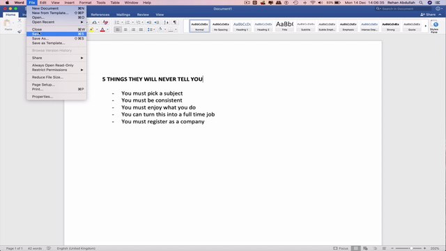How to SAVE Your Microsoft Office Word Document - Basic Tutorial | New