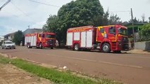 Colchão pega fogo e mobiliza Corpo de Bombeiros em residência na rua Souza Naves
