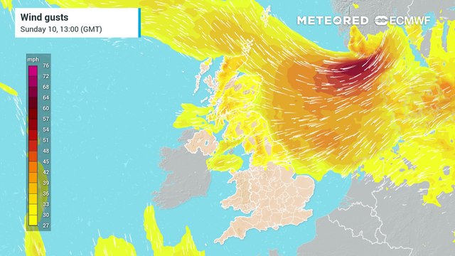 Light to gentle northerly winds for most on Monday however winds will strengthen from the south-west on Monday night and into Tuesday.