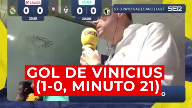 La reacción de Roncero a la goleada del Real Madrid al Celta