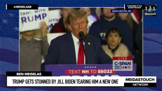Trump GETS STUNNED By Jill Biden TEARING HIM A NEW ONE #news