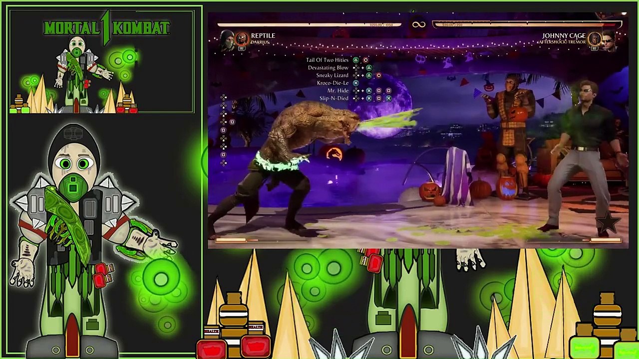 Virtual Guide - Mortal Kombat 1 - Reptile Analysis - Combos and Specials