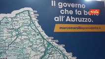 Regionali Abruzzo, i comitati elettorali di Marsilio e D'Amico a Pescara