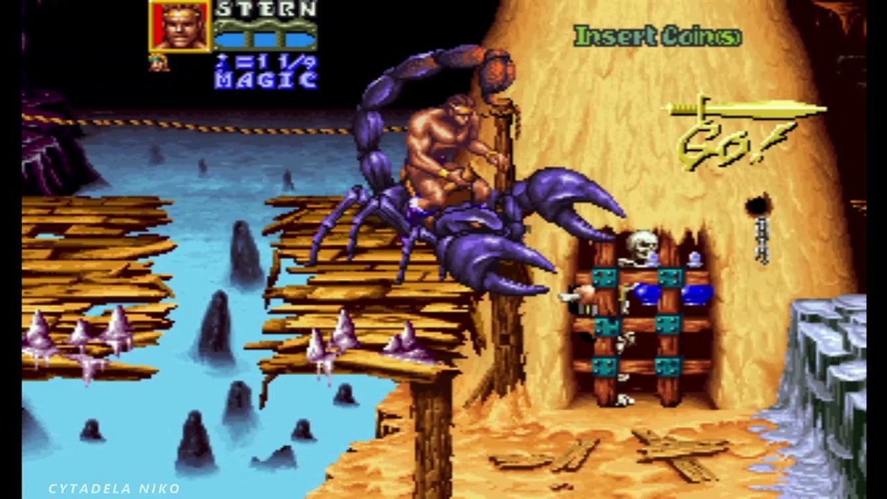 Golden Axe The Revenge of Death Adder gra z automatów. Golden Axe 3 MAME emulator