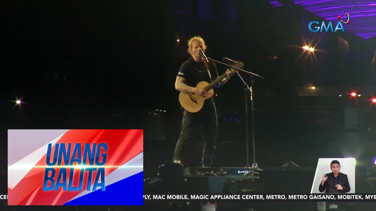 "Mathematics" Tour ni Ed Sheeran, dinagsa ng Pinoy fans; sina Calum Scott at Ben&Ben ang opening acts | UB