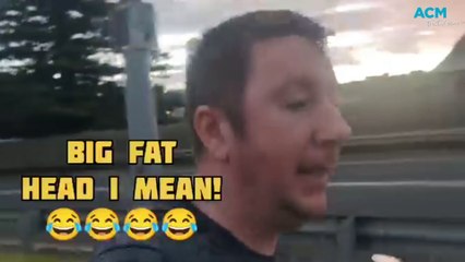 Daoiri Farrell goes for an early morning jog in Port Fairy