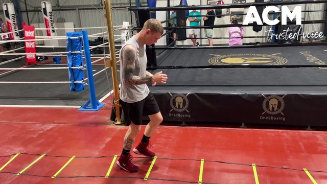 Wade Ryan spars in Tamworth ahead of Japan fight - March 9, 2024 - Northern Daily Leader