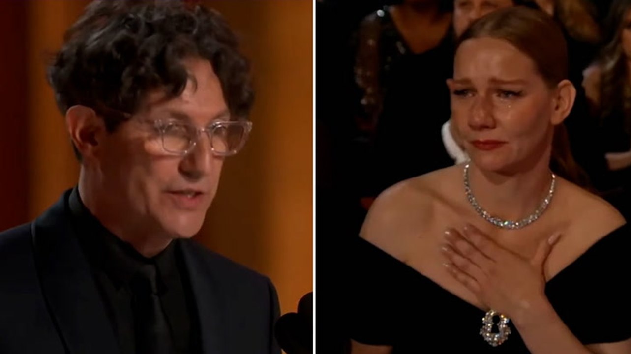 The Zone of Interest director Jonathan Glazer brings crowd to tears with powerful speech