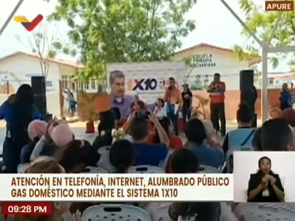 Gobierno nacional da respuesta a habitantes del edo. Apure mediante Sistema 1x10