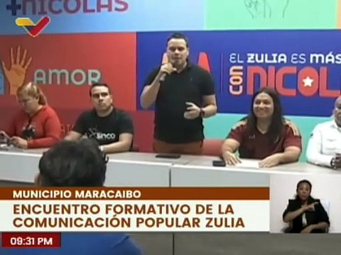 Comunicadores populares realizan encuentro formativo en el edo. Zulia