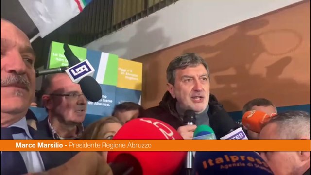 Abruzzo, Marsilio Abbiamo scritto una pagina di storia