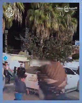 ️ تهليل وفرحة أطفال غزة بقدوم شهر رمضان المبارك.