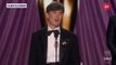 Cillian Murphy wins Oscar for Best Actor for Oppenheimer