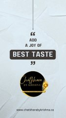 indian breakfast restaurant in edmonnton- chatkhara by krishna