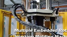 90T Vertical Injection Molding Machine｜Multiple Embedded Rotary