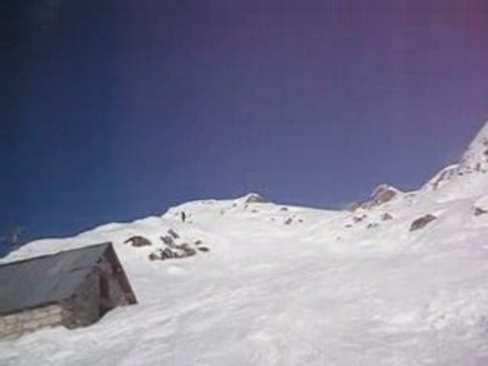 Saut de chalet à La Plagne