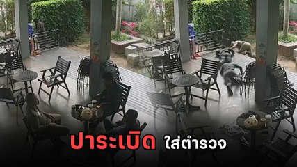 นาทีชีวิต ! คนร้ายปาระเบิดใส่ตำรวจ ก่อนตูมสนั่น