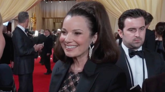 Fran Drescher Talks SAG-AFTRA Goals for 2024 at the Oscars | THR Video