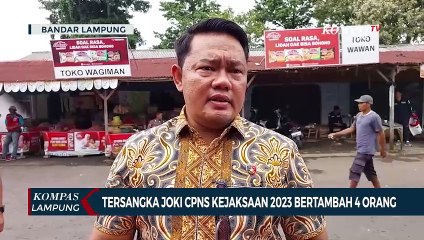 Descargar video: Tersangka Joki CPNS Kejaksaan 2023 Bertambah 4 Orang