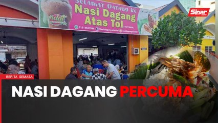 Nasi dagang 'licin' tak sampai dua jam