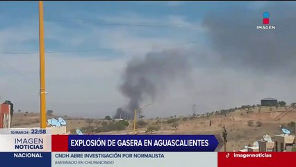 Se registra fue explosión de gasera en Aguascalientes