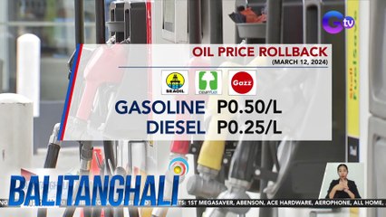 Rollback sa presyo ng mga produktong petrolyo, epektibo simula bukas | BT