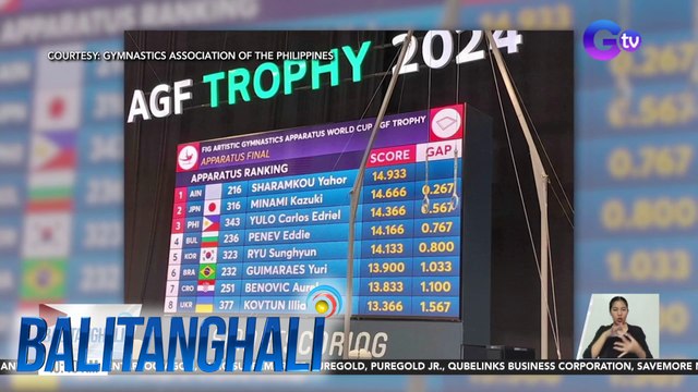 Pinoy Olympian at gymnast Carlos Yulo, wagi ng bronze sa 2024 FIG Artistic Gymnastics World Cup Series | BT