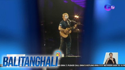 "Mathematics" Tour ni Ed Sheeran, jampacked; ilang Sparkle stars, kabilang sa mga nanood | BT