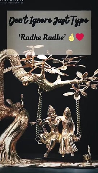 Don't forget to type Radhe Radhe❤️❤️