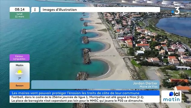 Jordan Dartier, maire de Vias