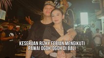 Keseruan Rizky Febian Mengikuti Pawai Ogoh-ogoh di Bali