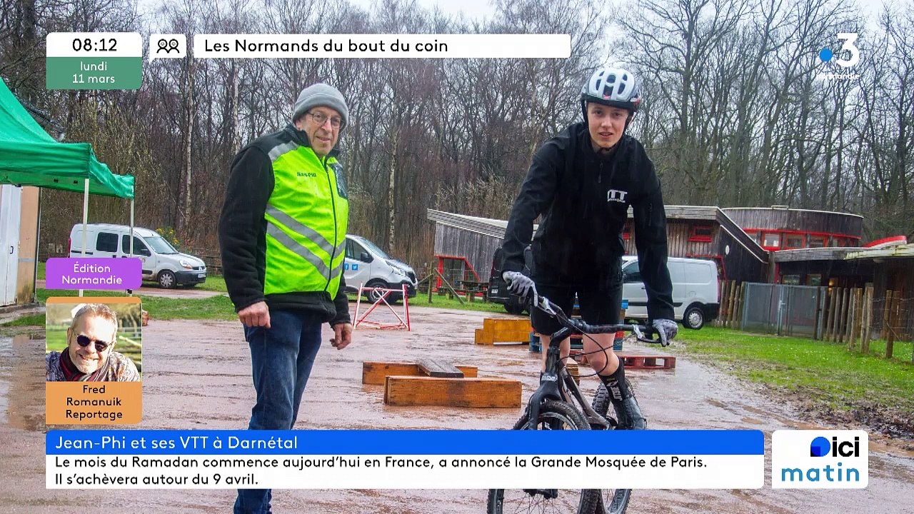 Darnétal - Jean-Phi et le VTT trial
