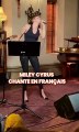 Lors d'une session privée ce weekend au château #Marmont, Miley Cyrus a poussé la #chansonnette en #français! Qu’en pensez-vous? #mileycyrus