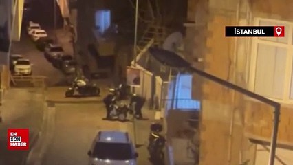 İstanbul'da bekçilerden insanlık örneği kamerada