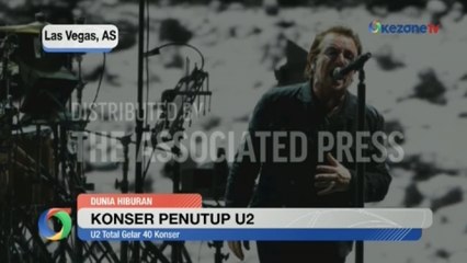 U2 Akhiri Tur Konser di Sphere