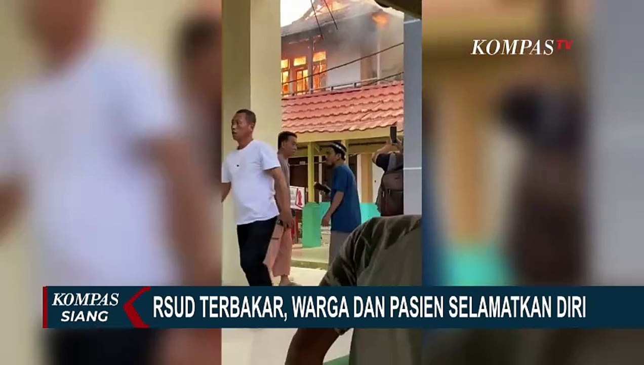 RSUD Dr Mansyour Mohammad Dunda Limboto Terbakar, Warga dan Pasien Selamatkan Diri