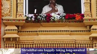 Shraddhavans overjoyed to see Sadguru Aniruddha Bapu _ Mahashivratri 2024
