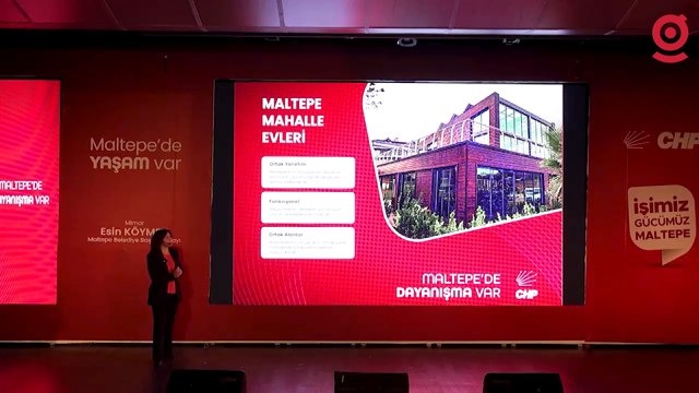 CHP Maltepe Belediye Başkan Adayı Esin Köymen projelerini tanıttı